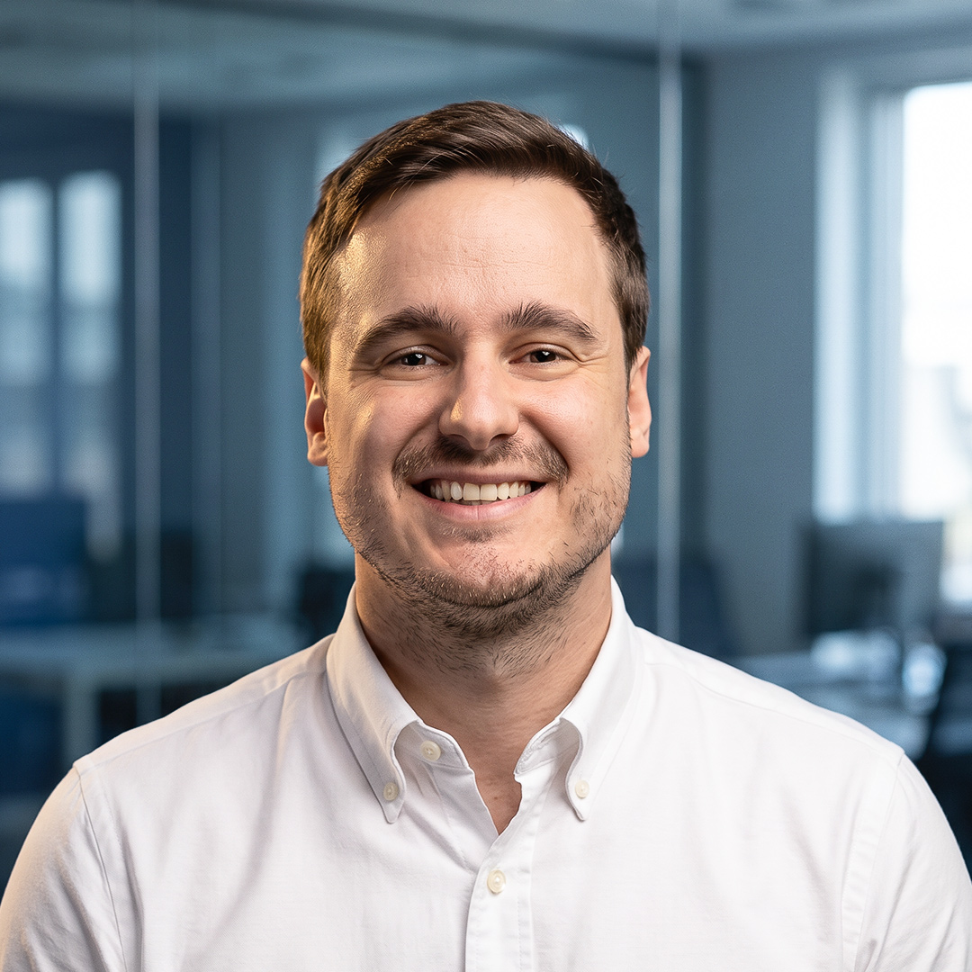 Retrato de Rennan Matick, diretor financeiro da Benqme.